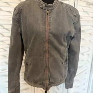 GAP Women's Charcoal Jean Jacket